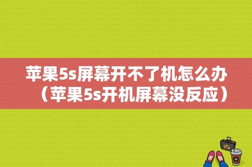 苹果5s屏幕开不了机怎么办（苹果5s开机屏幕没反应）-图1