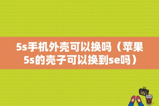 5s手机外壳可以换吗（苹果5s的壳子可以换到se吗）-图1