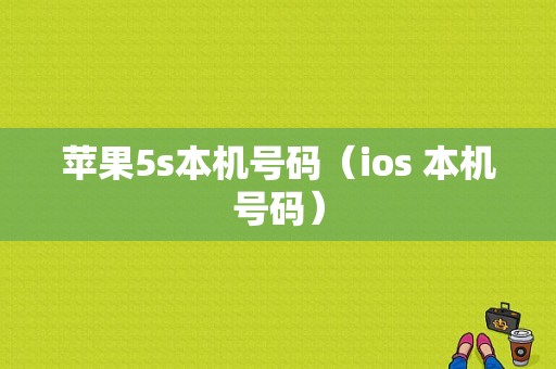 苹果5s本机号码（ios 本机号码）-图1