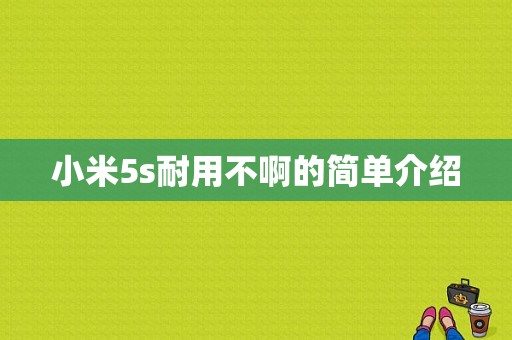 小米5s耐用不啊的简单介绍