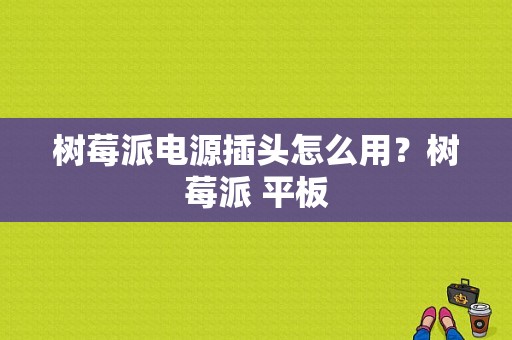 树莓派电源插头怎么用？树莓派 平板