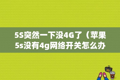 5S突然一下没4G了（苹果5s没有4g网络开关怎么办）