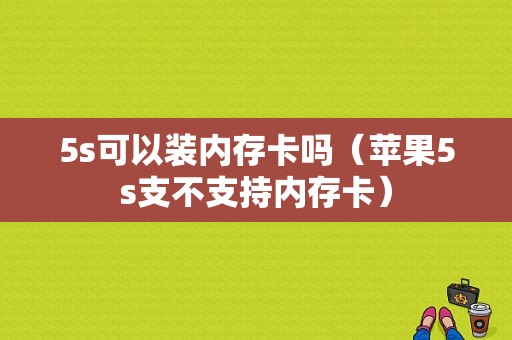 5s可以装内存卡吗（苹果5s支不支持内存卡）