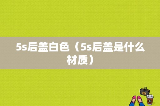 5s后盖白色（5s后盖是什么材质）-图1