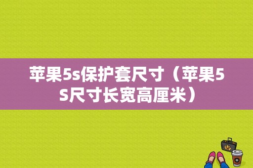 苹果5s保护套尺寸（苹果5S尺寸长宽高厘米）-图1