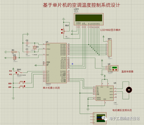 51单片机制作空调主板（单片机在空调中的工作原理图）