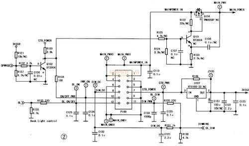液晶主板开机电路维修（液晶主板供电电路）-图2