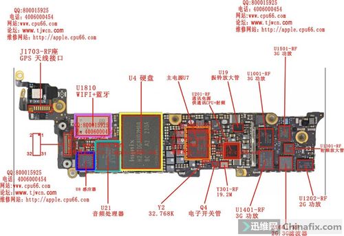 iphone5信号模块在主板那个位置（iphone5s信号）