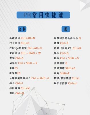 premiere快捷键文件（pr里的快捷键大全）-图3