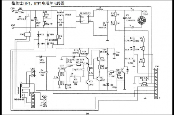 格兰仕电磁炉主板图片（格兰仕电磁炉电路图及工作原理）