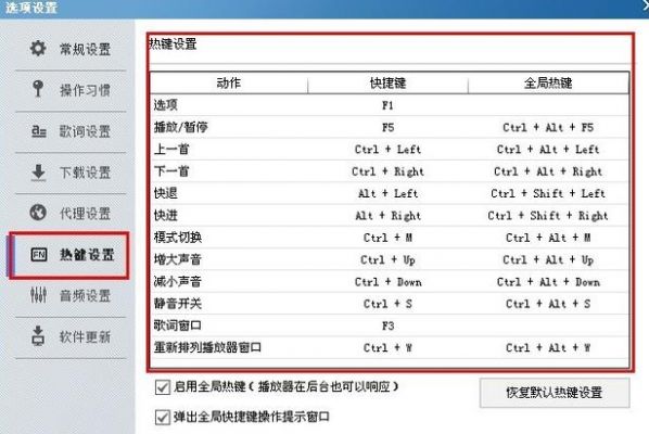 音乐里面的快捷键（音乐里面的快捷键有哪些）-图3