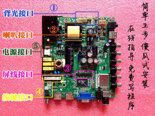 乐华29v19B电视主板（乐华t32电视主板电路图）-图1